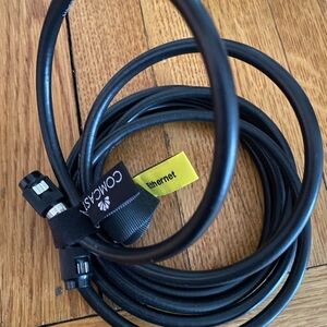 Comcast Ethernet Cable Black Coax Electronics WiFi Router Box internet computer